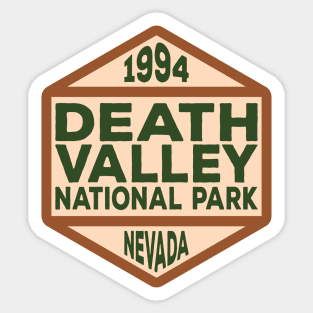Death Valley National Park Nevada badge Sticker